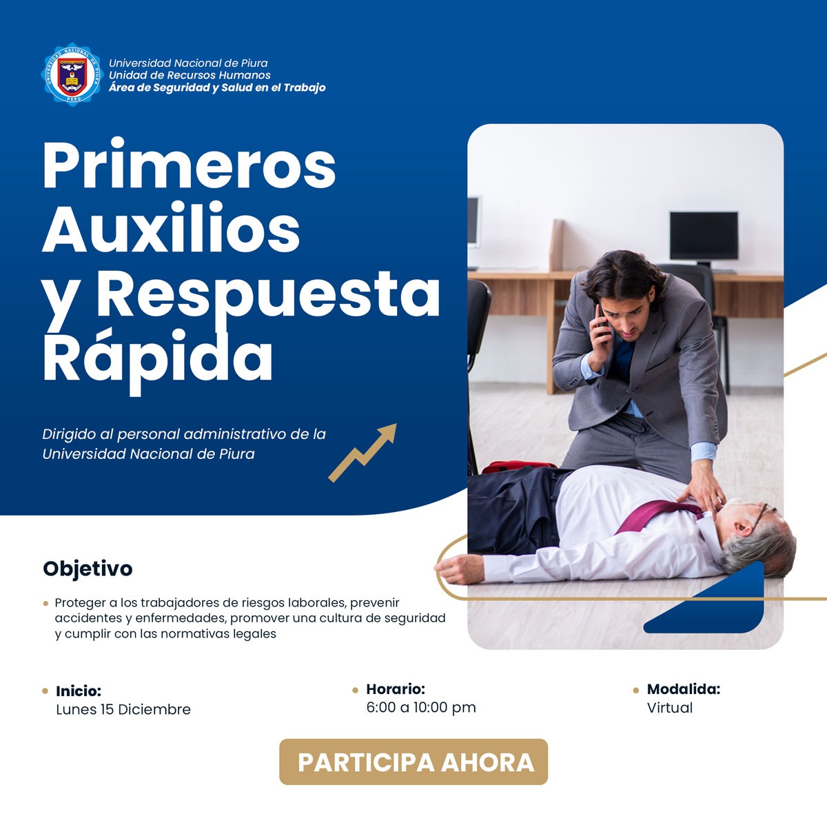 Capacitación: Primeros Auxilios y Respuesta Rápida