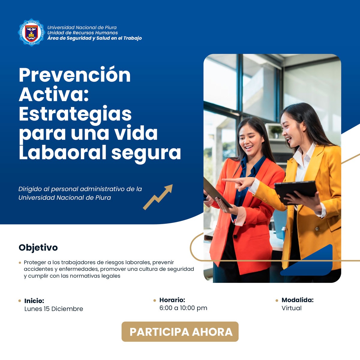 Capacitación: Prevención activa – Estrategias para una vida laboral segura