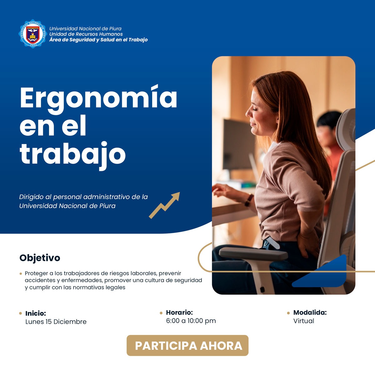 Capacitación: Ergonomía en el trabajo